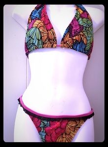 XOXO floral swim suit